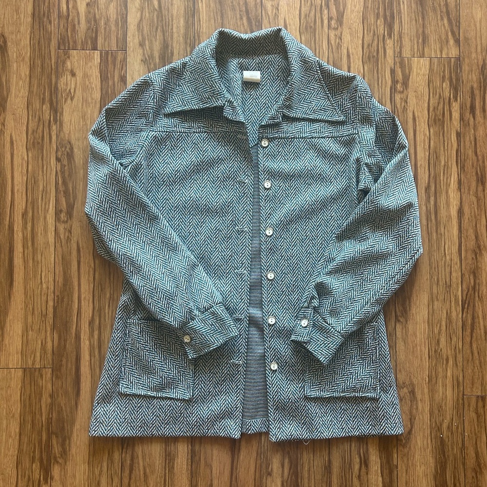 Vintage 70s Coat / Jacket with 70s collar